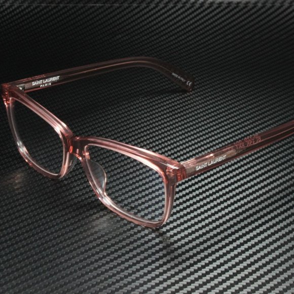 Saint Laurent Unisex Light Brown Purple Eyeglasses - Picture 1 of 4